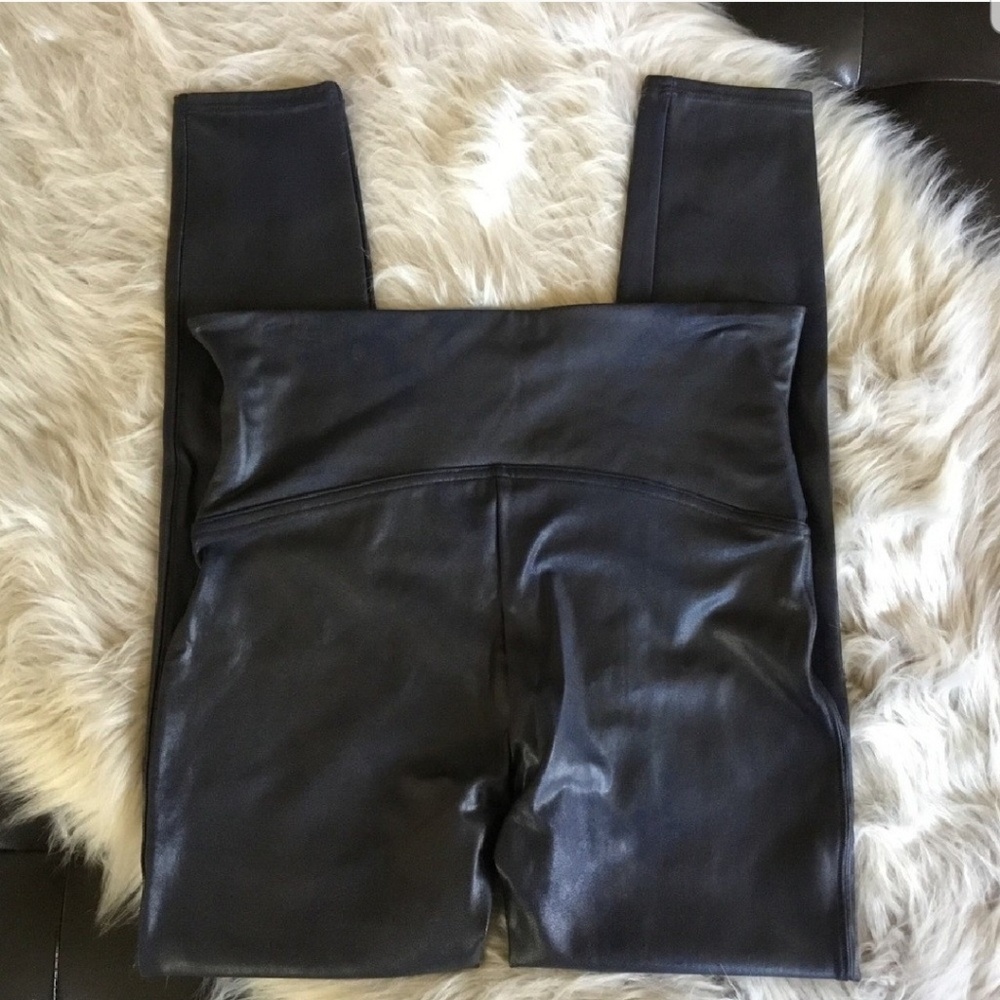 SPANX  faux leather leggings. New but No tags!! XL